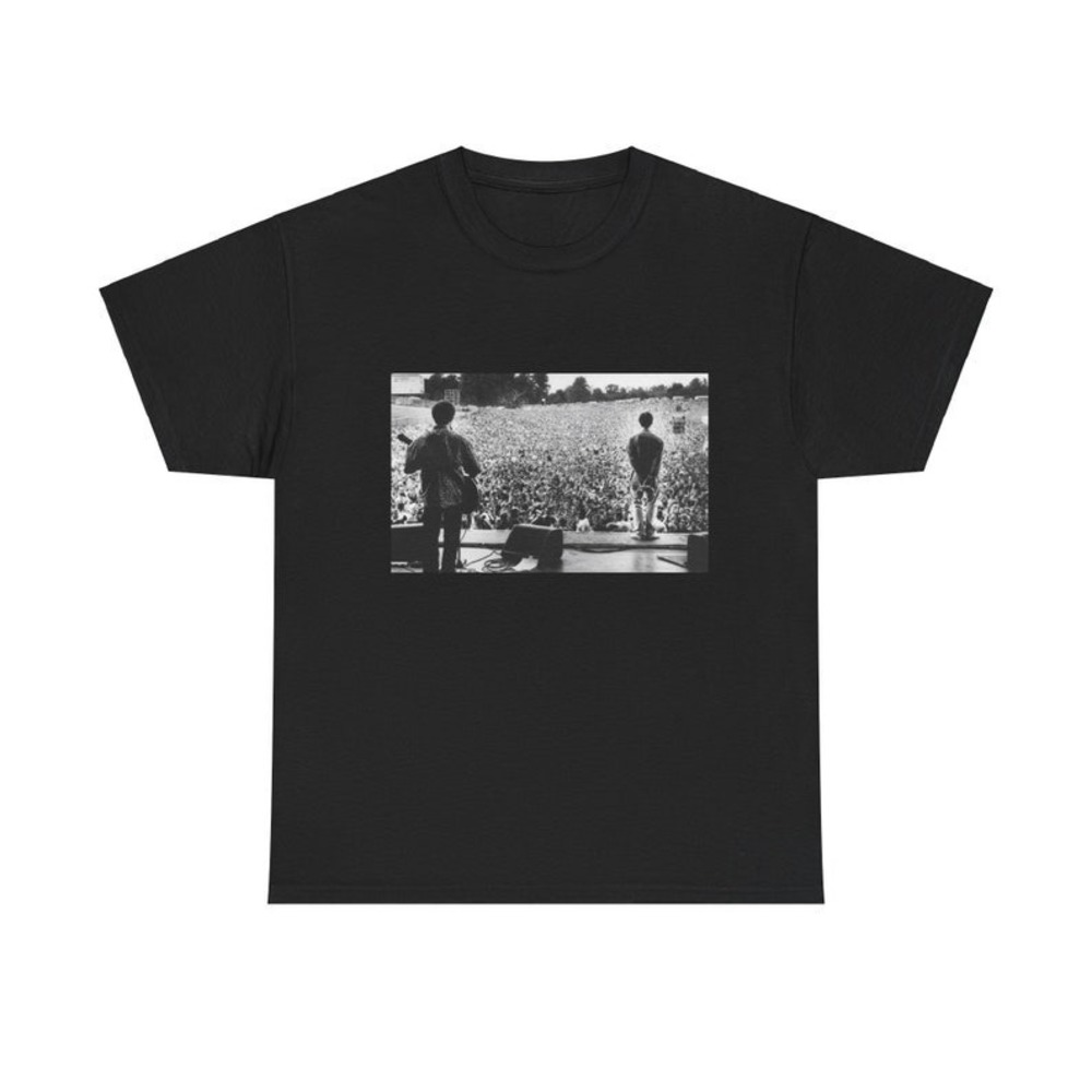 Music Fan Tee, Rock Concert Apparel Retro Graphic Tee